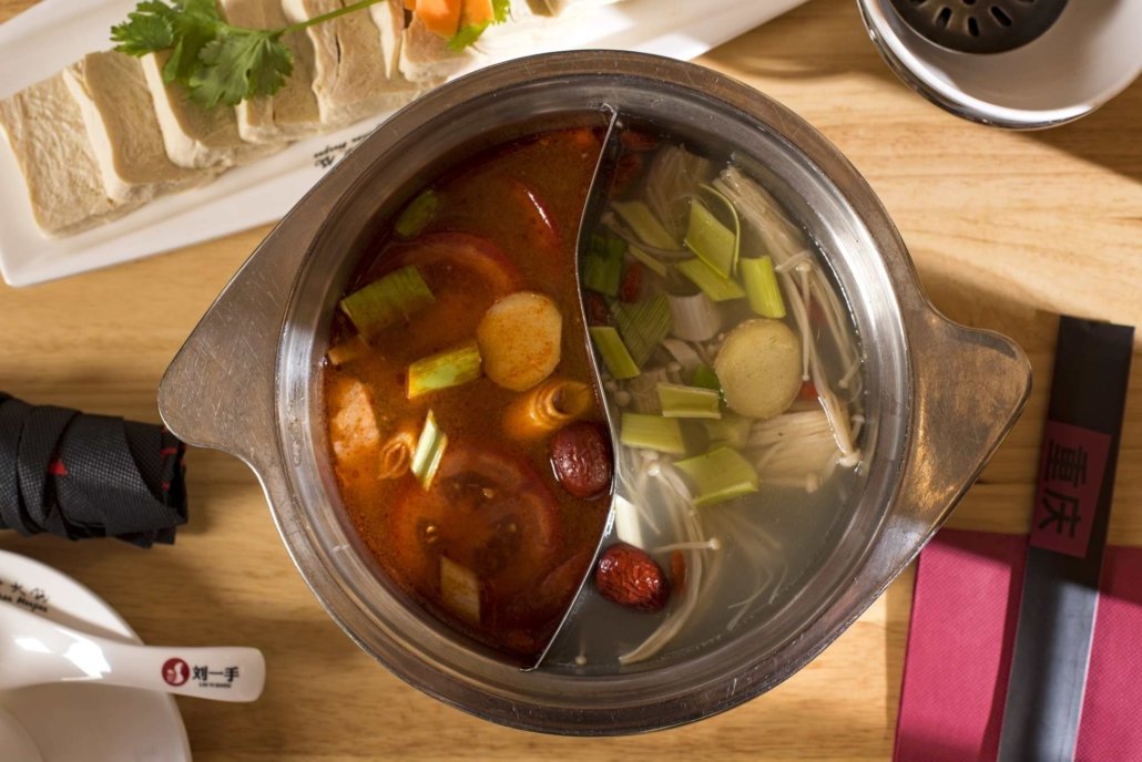 Olla individual dos sabores – Liu’s Hotpot Palma