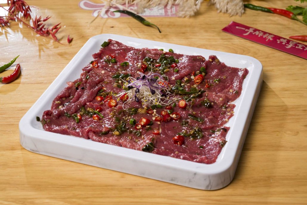 Solomillo de ternera con pimienta verde – Liu’s Hotpot Palma